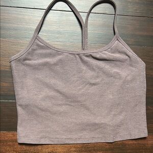 Beyond Yoga Spacedye Slim Racerback in Woodland Heather